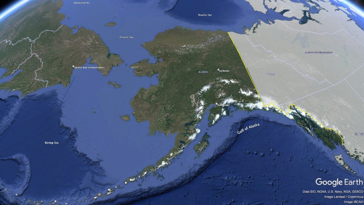 Map showing AVAs in Alaska.