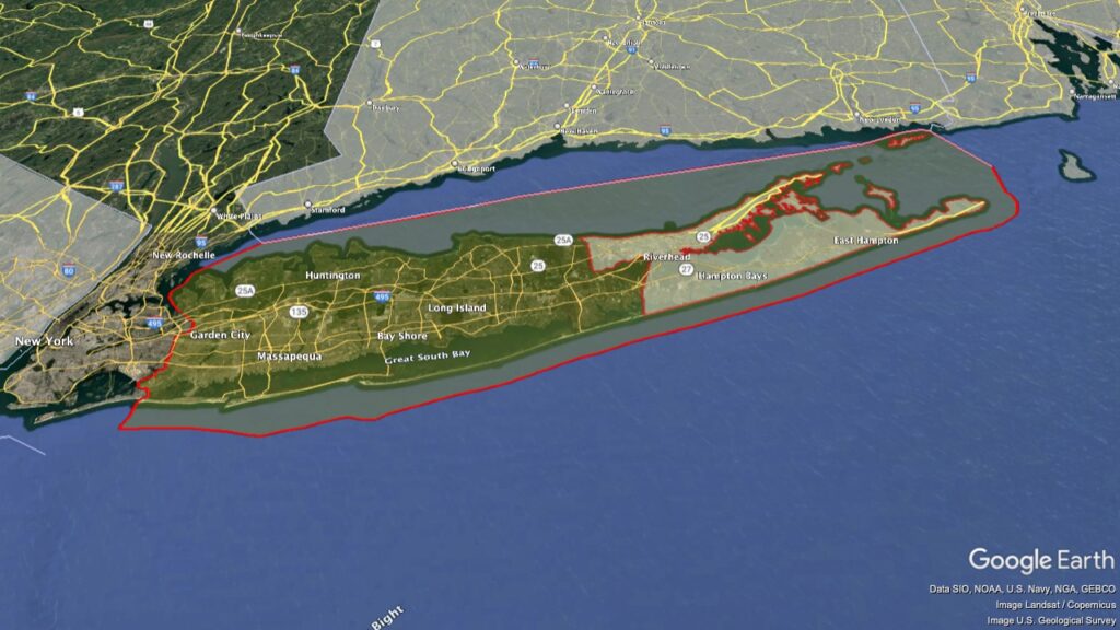 Map showing the location of the AVAs within New York.